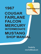 1967 Ford Mustang Shop Manual